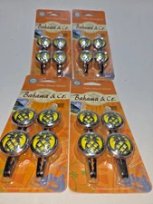 Bahama & Co. Island Splash Air Freshener Pineapple Scented Auto Vent Clip 4 Pack