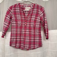Vintage Aeropostale Pink Plaid Button-Up