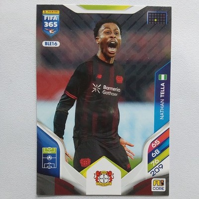 Panini Adrenalyn XL FIFA 365 2026 Base No. BLE16 Nathan Tella Bayer Leverkusen
