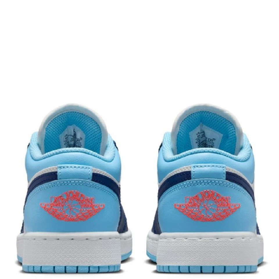 Hombre Jordan 1 Low Sail/Blue Void-Blue Chill (553558 149) Foto 4 de 4