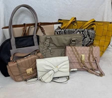 Lot of 8 Women’s Handbags – Mixed Styles & Brands – All Preowned