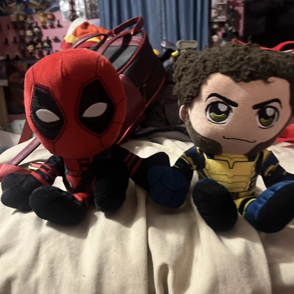 Deadpool & Wolverine - DP Wolverine Kuricha  7" Sitting Plush Bleacher Creature - Image 2 of 3
