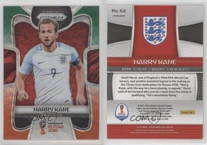 2018 Panini Prizm World Cup Green & Orange Wave Prizm Harry Kane #62