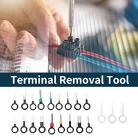 Terminal Entfernungswerkzeug Drahtverbinder Terminal Pin Extractor Schwarz 39X