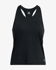 Image of Under Armour Streaker Splatter Tank Top Black Women Sz Medium BNWT