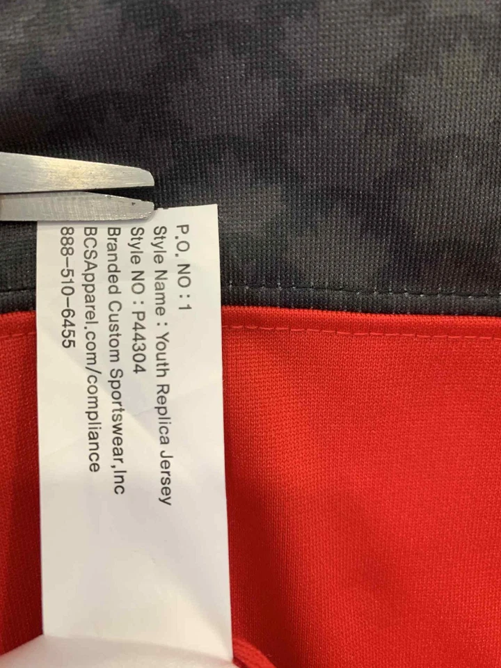 Camiseta deportiva de hockey Nike Team Canada roja negra S/M pecho internacional hockey sobre hielo #25 Foto 4 de 4