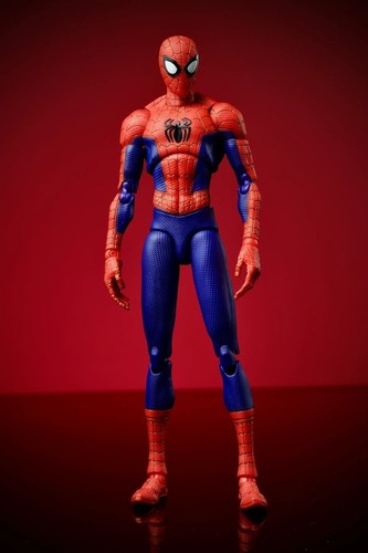 NEU Spider-Verse Figur Spider-Man Peter B. Parker 6" Actionfigur mit Box Set - Bild 3 von 24
