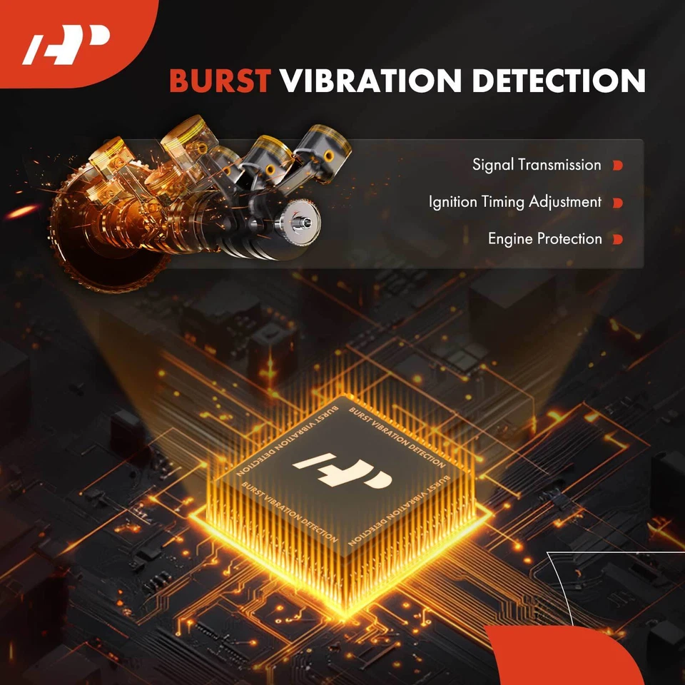 A-Premium Left Knock Detonation Sensor for Hyundai Santa Fe 2007-2009 Kia Optima - Image 2 of 4