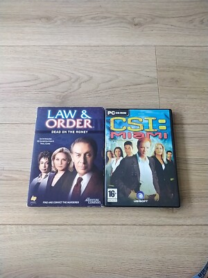 PC Spiele Law & Order + CSI Miami PC CD-ROM