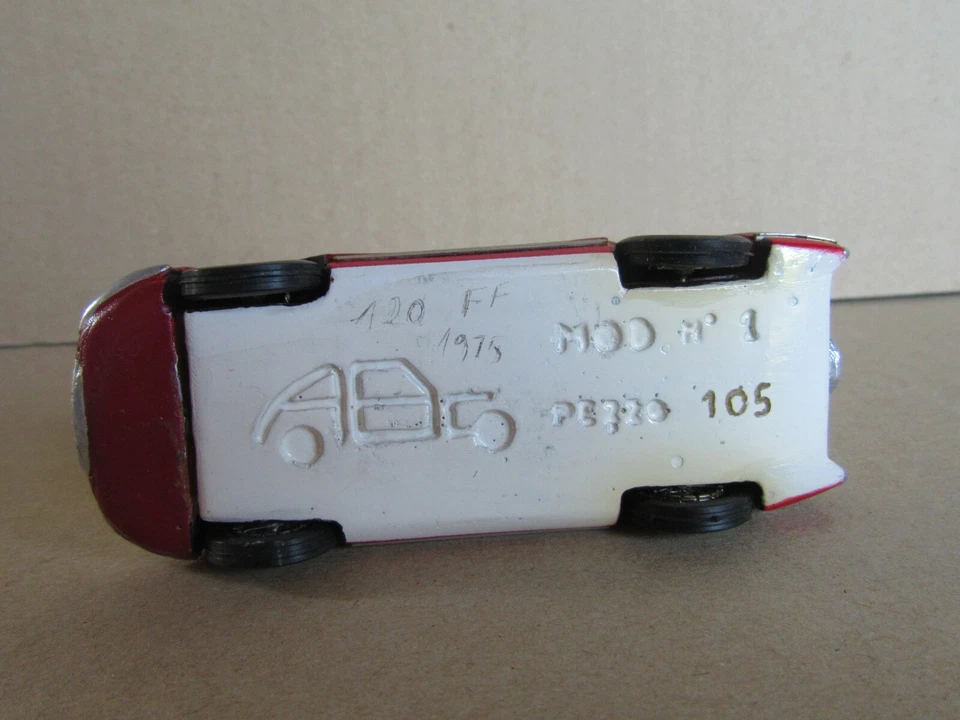 164J Rare Kit Résine Monté ABC Brianza Fiat Turbine 1954 Edition Limitée 1:43 - Photo 3/4