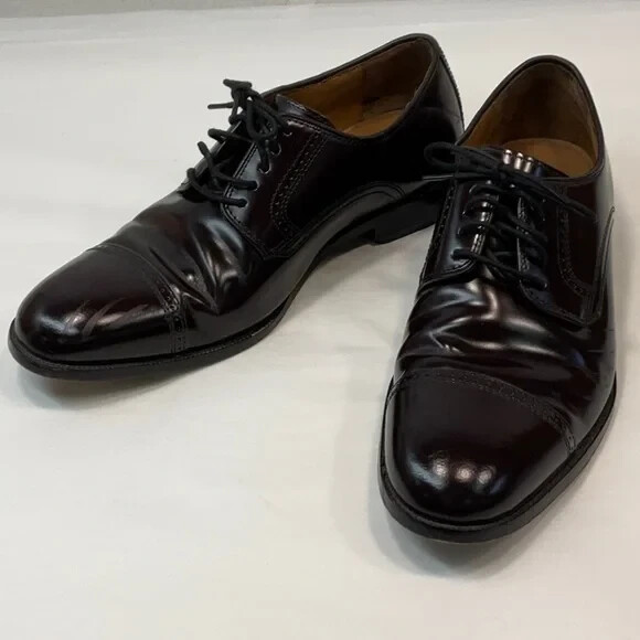 Mens Johnston & Murphy Leather Dress Shoes: Size 8 D- Very  display picture 2