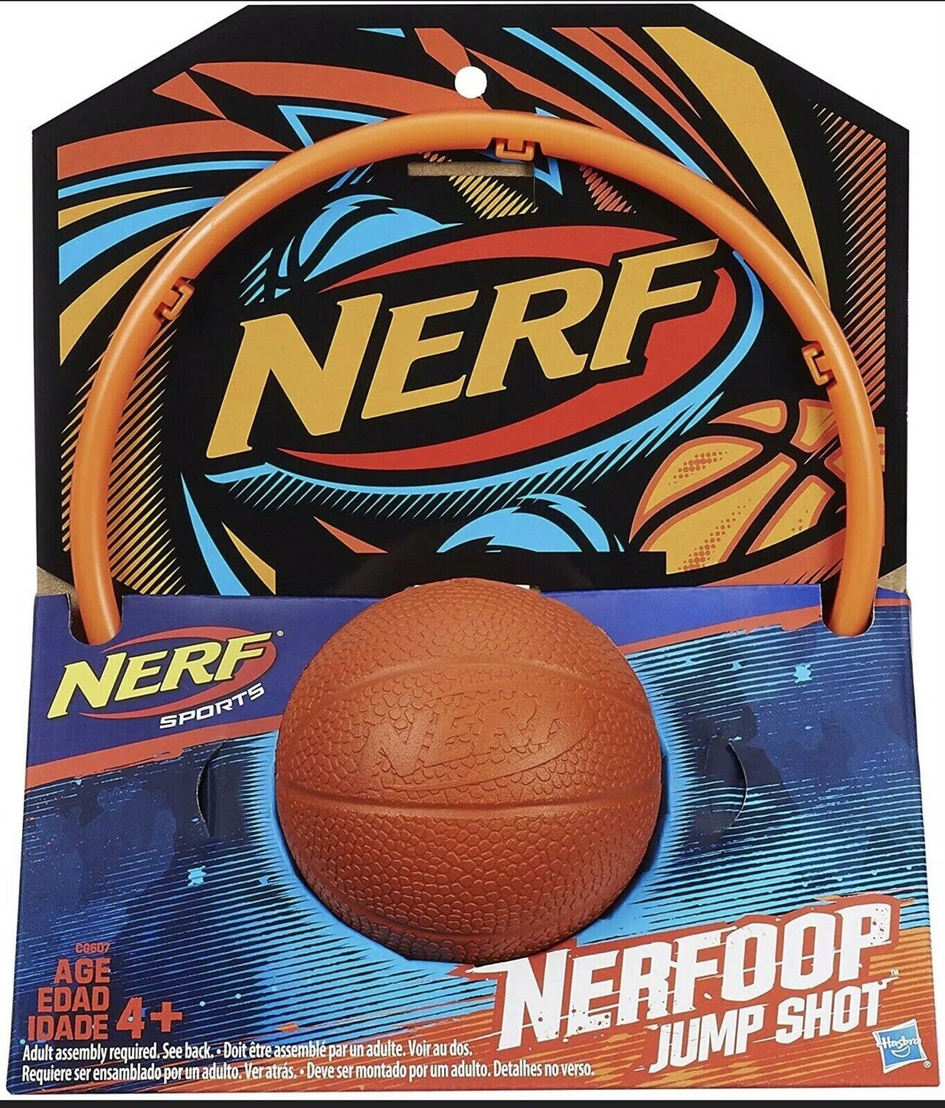 Nerfoop Basketball Hoop Nerf Sports Jump Shot - Indoor Hoop