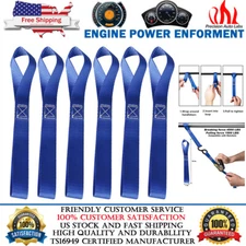6 Pack Soft Loop Tie Down Straps Lashing 4500LBS Heavy Duty Motorcycle Handlebar