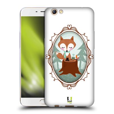 HEAD CASE DESIGNS WINTER ANIMALS SOFT GEL CASE FOR OPPO PHONES
