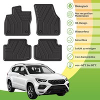 GummifußMatten Fussmatten Eco Friendly FüR Seat Ateca Ab 2016