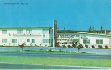 Postcard The Montgomery Motel 15720 Collins Avenue North Miami Beach Florida