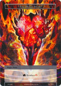 FOW 4x Fire Magic Stone - CFC-097 - C - Foil - Near Mint - L1 - Curse of the Fro