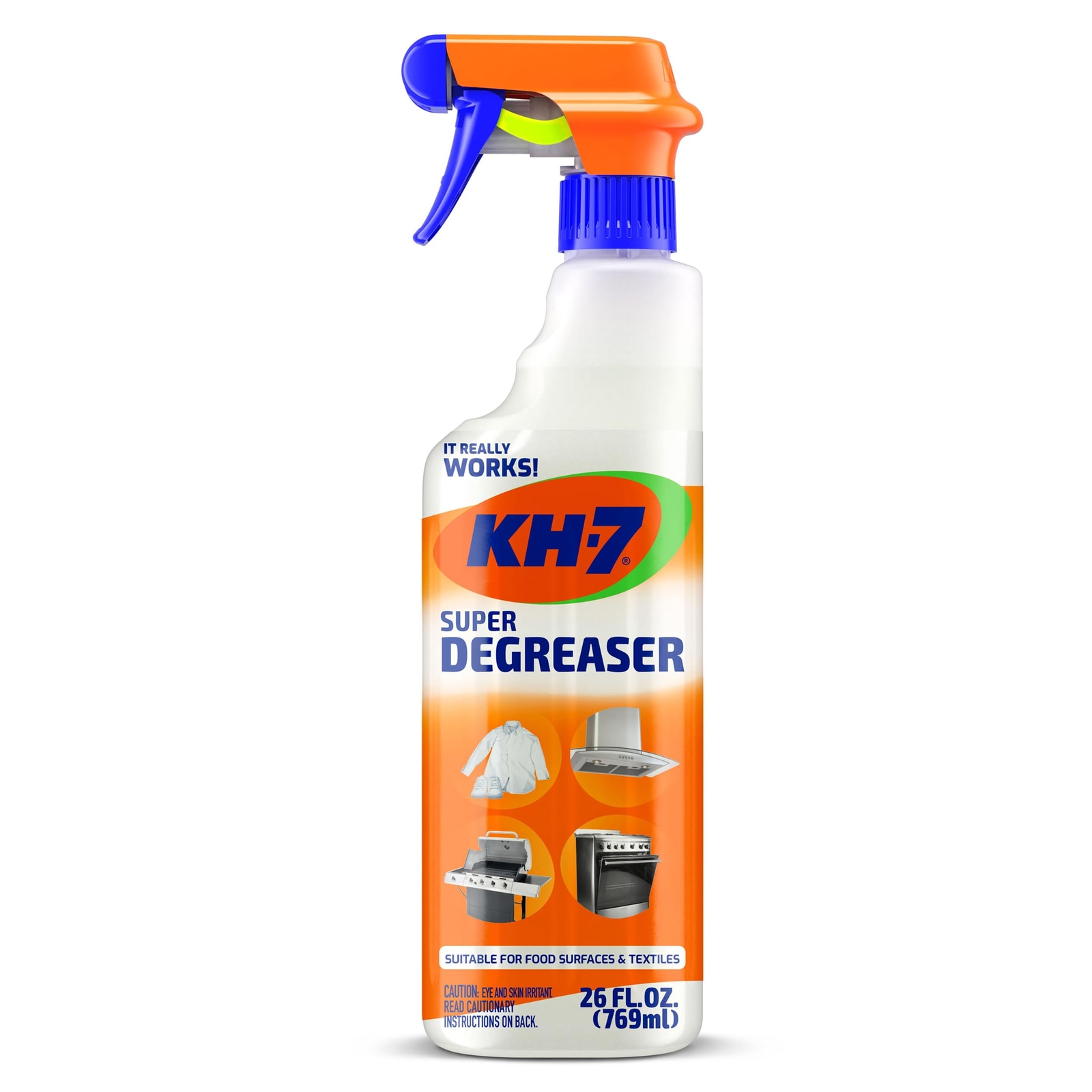 Heavy Duty Degreaser for Oven, Stove, Grill, Food Surfaces, Vehicles, Clothin...
