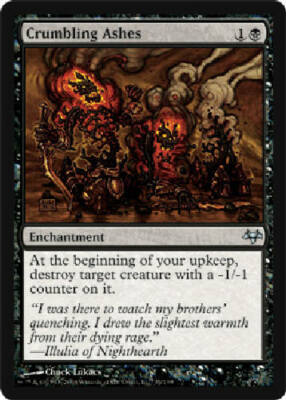 CRUMBLING ASHES X4 4 4X Eventide MTG Magic the Gathering Cards DJMagic