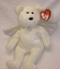 TY Beanie Babies - Herald The Angel Bear - DOB 1/7/2002