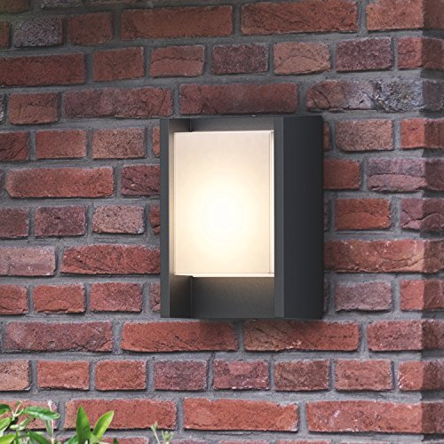 Philips Lighting Arbour Lampada LED da Parete, Giardino ed Esterni, 6W, Nero