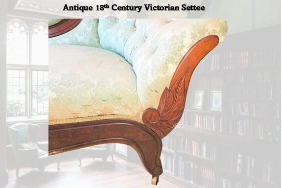 Love Seat - Sofá - Antiguo - Victoriano - Muebles de finales del siglo XVIII Foto 3 de 4