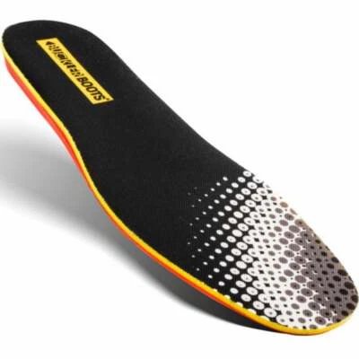 Buckler Footbedz Black Soft - Optimum Comfort Support Insoles - Buckbootz