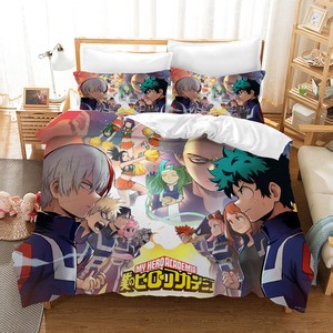 My Hero Academia Bedding Set 3pcs Duvet Cover Pillowcase Anime Quilt Cover Gifts Ebay