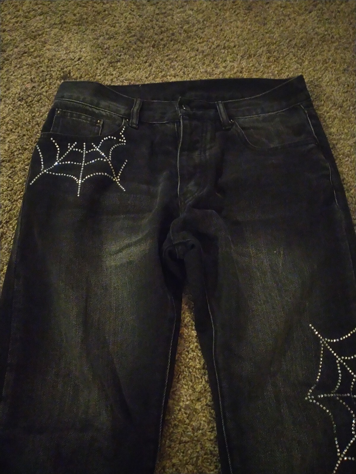 Spiderweb Design For MNML Men’s Patchwork Black J… - image 5