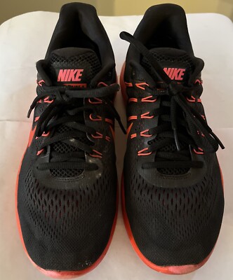 NIKE LUNARGLIDE BLACK RED PINK SNEAKERS RUNNING WALKING SHOES US WOMENS  SZ 11