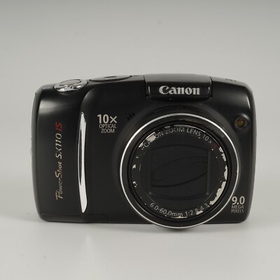 Canon PowerShot SX110 IS 9MP Digital Camera w/10x Zoom - PARTS | eBay
