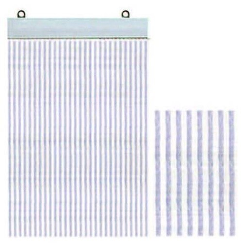 TENDA IN PVC TIPO AMERICA  con supporto in alluminio BIANCO cm.125x230h. -
