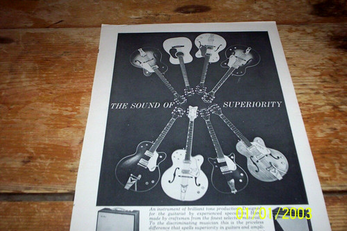 GRETSCH GUITAR ( VARIOUS MODELS Country Gentleman ) 1968 Vintage magazine Ad NM-