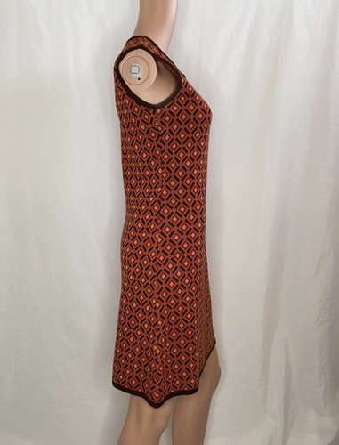 Saks Fifth Avenue Vintage ASAP Dress Sleeveless 70s Size Small Wool Cotton Blend - Picture 5 of 9