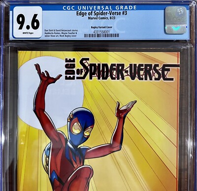 アメコミリーフ　Edge of Spider-Verse #3 CGC 9.6 Edge of Spider-Verse #3 - CGC 9.6 - Bagley 1:200 Variant - Spider