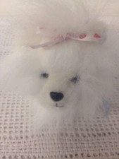 NEW 7" Lil Kinz Webkinz White Pink Yorkie With CODE Plush Stuffed Dog