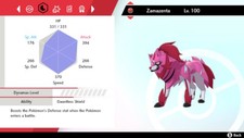 Pokemon Sword and Shield SWSH - Shiny Event 6IV Max EV Battle-Ready Zamazenta