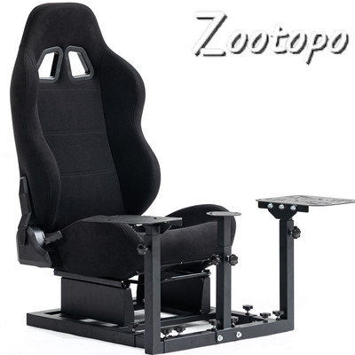 Zootopo Flight Simulator Cockpit Stand with Seat Fit Thrustmaster HOTAS WARTHOG