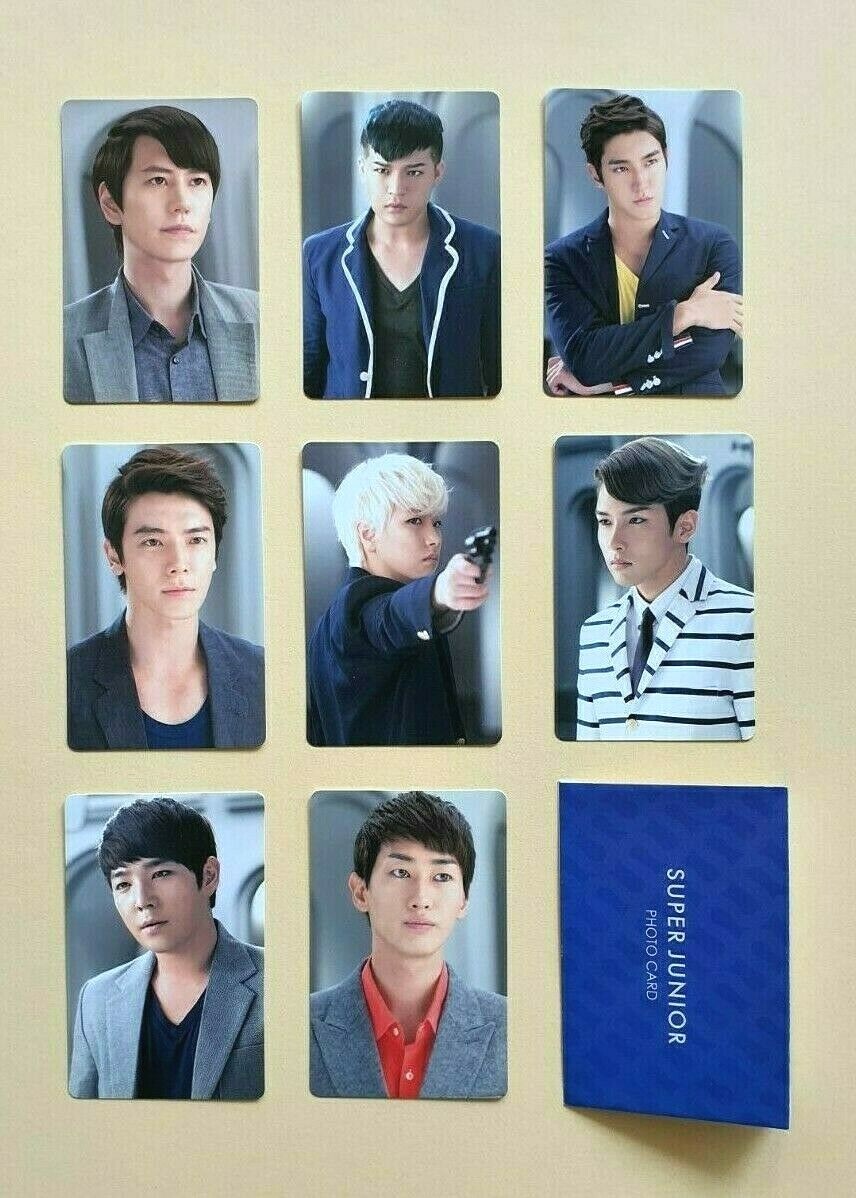 Super Junior 2013 Incheon Airport Promotion OFFICIAL Photocard +