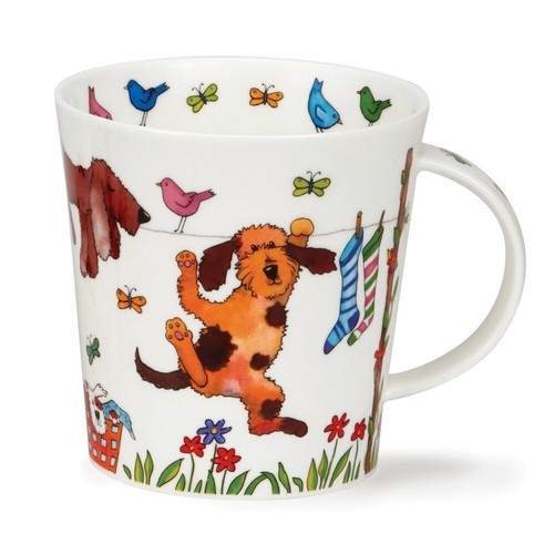 Tasse Dunoon Classic Collection Land Rovers - 0,48L, Porcelaine, Résistante à La Chaleur