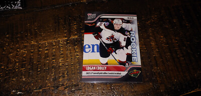 854: 2023-24 NHL TOPPS NOW® Sticker #10 Logan Cooley RC Coyotes, Wild ...