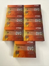 Lot of 7 New TDK DVC60 MiniDV DVC Video Tapes B15