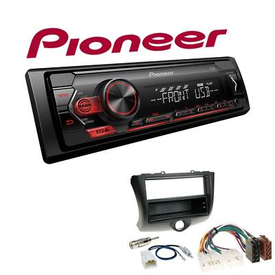 Pioneer 1-DIN Autoradio USB AUX Android Set für Toyota Yaris Verso Facelift