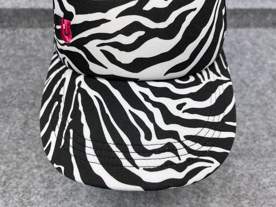 Gorra Burton Snap Back Mujer OS Negro Blanco Estampado de Cebra Mezcla de Poli Camionero Foto 3 de 4