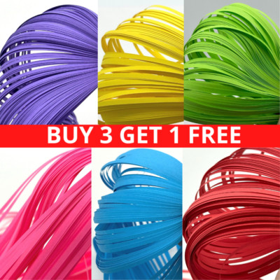5 mm 120 Stck. Quilling Papier Streifen verschiedene 30 Farben Handwerk Handarbeit Zum Selbermachen 54 m lang