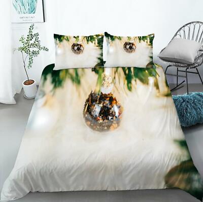 3D Bottle Soil A218 Christmas Quilt Duvet Cover Xmas Bed Pillowcases Zoe