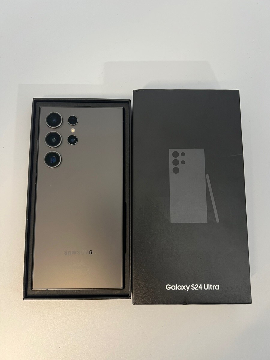 Samsung Galaxy S24 Ultra 256GB 5G Titanium Black, Excellent
