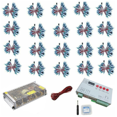 1000pcs 12mm WS2811 IC Full Color Pixel LED Module Light DC 5V IP68 Digital RGB