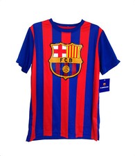 NWT FC Barcelona Jersey Short Sleeve T-Shirt by HKY Sportswear Inc - Boys Large