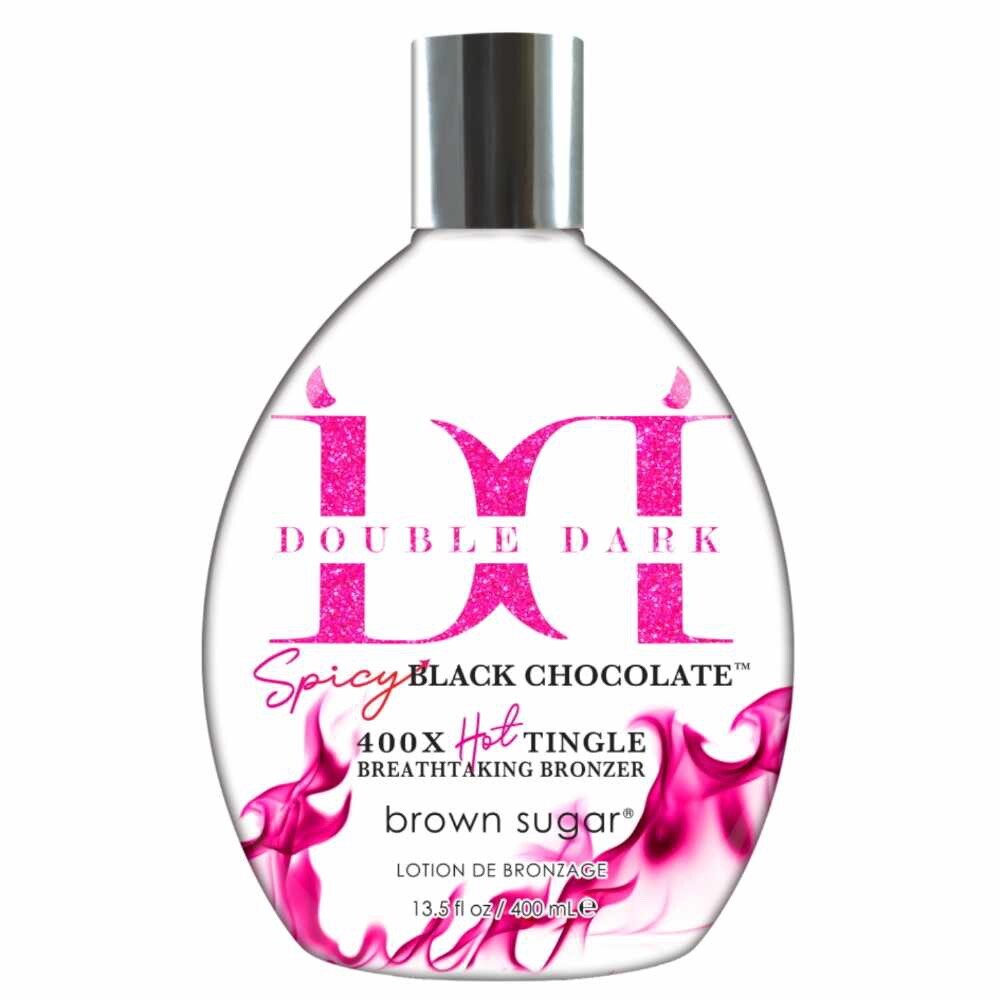 Tan Inc Double Dark Spicy Black Chocolate Brown Sugar TINGLE Tanning Cream 400ml